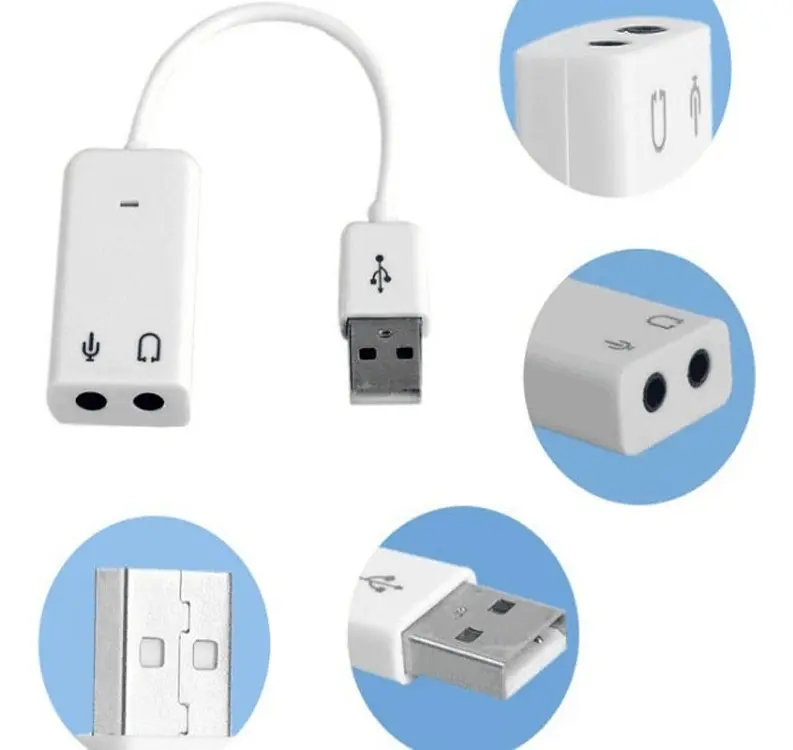 Placa de Som USB 2.1 Flexível GENERICO - foto 3