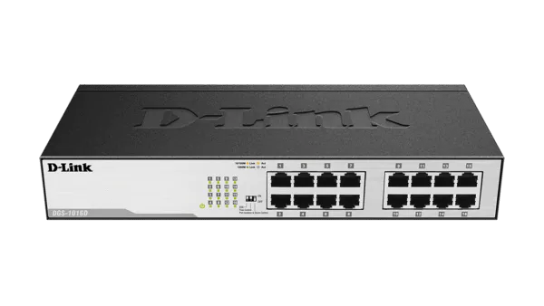 Switch D-LINK DGS-1016D 16 Portas Gigabit Rackmount Não Gerenciável 32Gbps