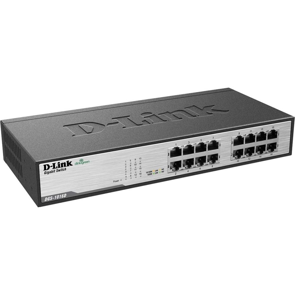 Switch D-LINK DGS-1016D 16 Portas Gigabit Rackmount Não Gerenciável 32Gbps - foto 4