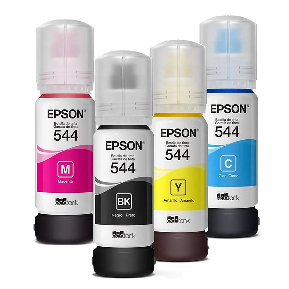 Kit Refil de Tinta EPSON T544 EcoTank L Series 4 Cores 65ml - foto 2