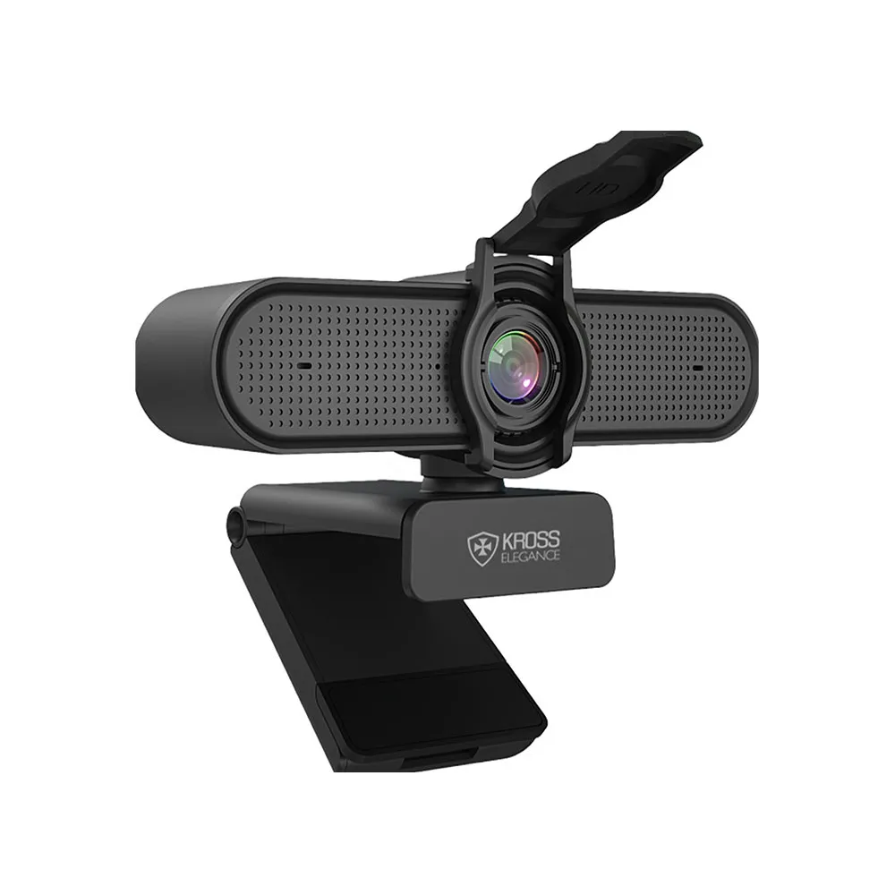 Webcam KROSS ELEGANCE KE-WBA1084K 4K 30fps Foco Automático Microfone Integrado
