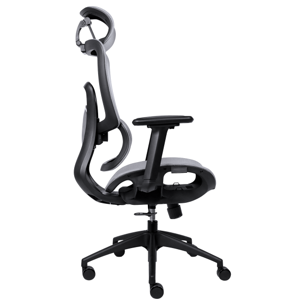 Cadeira Gamer PCYES MS5 Mesh Ergonômica 150kg Apoio Braço 3D Encosto Regulável Cinza - foto 3