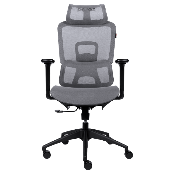 Cadeira Gamer PCYES MS5 Mesh Ergonômica 150kg Apoio Braço 3D Encosto Regulável Cinza - foto 2