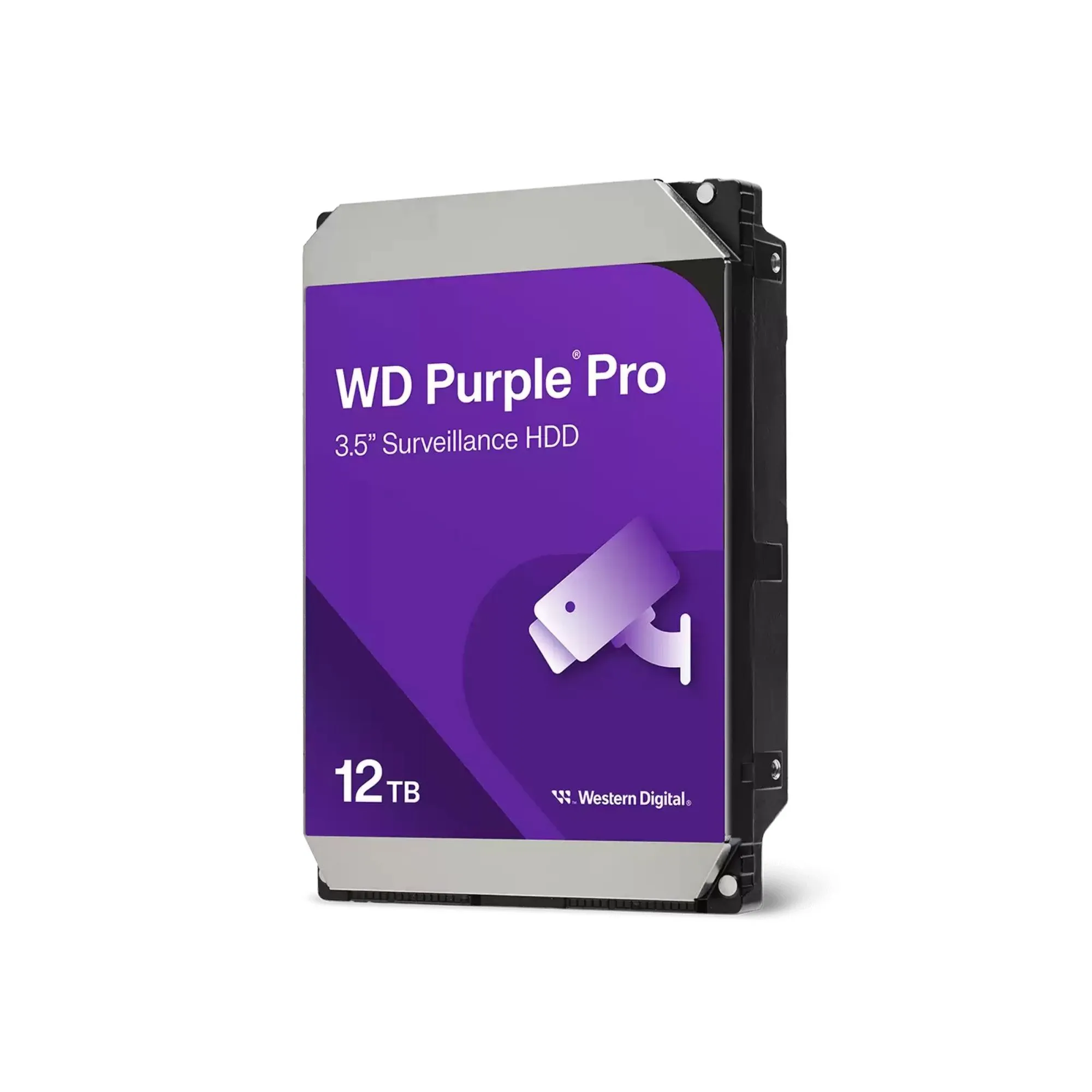 HD Interno WESTERN DIGITAL Purple Pro 12TB 3.5pol SATA3 7200RPM 512MB CMR para Vigilância WD122PURP