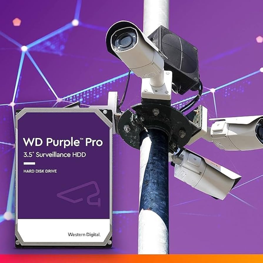 HD Interno WESTERN DIGITAL Purple Pro 12TB 3.5pol SATA3 7200RPM 512MB CMR para Vigilância WD122PURP - foto 3