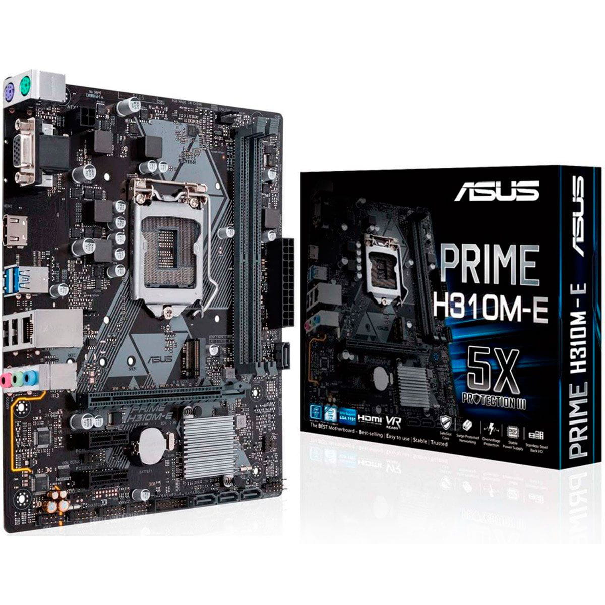 Placa-Mãe ASUS H310M-E R2.0 LGA1151 para Processadores Intel de 8ª e 9ª Geração mATX - foto 7