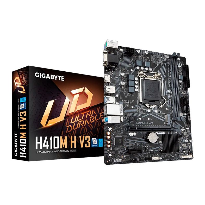 Placa-Mãe LGA1200 H410 GIGABYTE H410M H V3 DDR4 mATX - foto 7