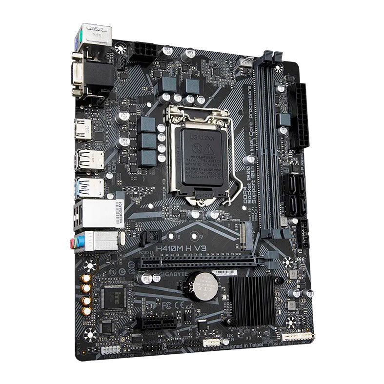 Placa-Mãe LGA1200 H410 GIGABYTE H410M H V3 DDR4 mATX - foto 6