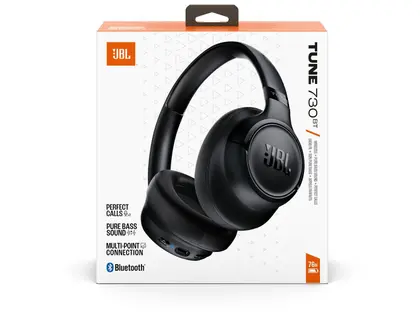 Headset JBL Tune 730BT Over-Ear Sem Fio Bluetooth 6.0 Driver 40mm 2 Microfones Bateria 76h Preto - foto 5