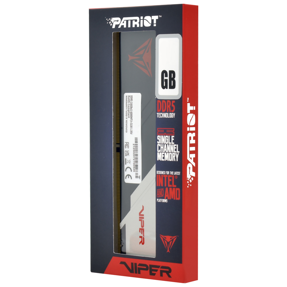 Memória RAM DDR5 16GB 5200MHz Desktop PATRIOT Viper Venom PVV516G52C36 CL36 - foto 2