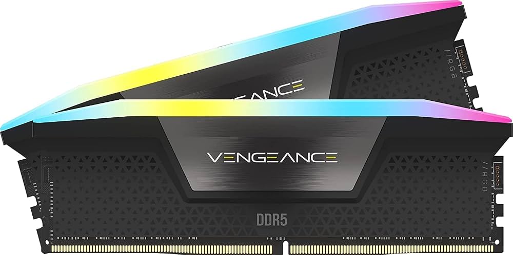 Memória RAM DDR5 16GB 6000MHz Desktop CORSAIR Vengeance RGB CL36 (2x8GB) - foto 2