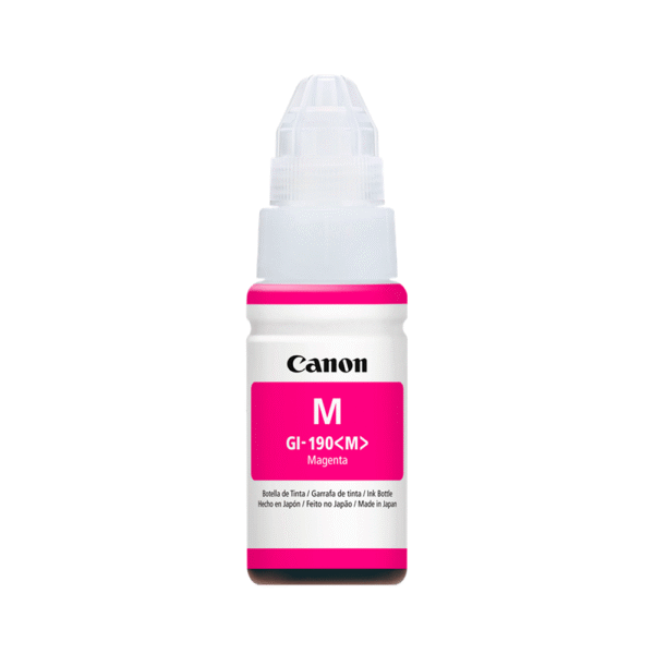 Refil de Tinta CANON GI-190 M Magenta 70ml 7.000 Páginas