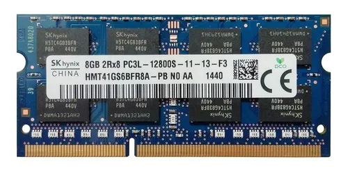 Memória RAM Notebook 8GB DDR3L 1600MHz Micron