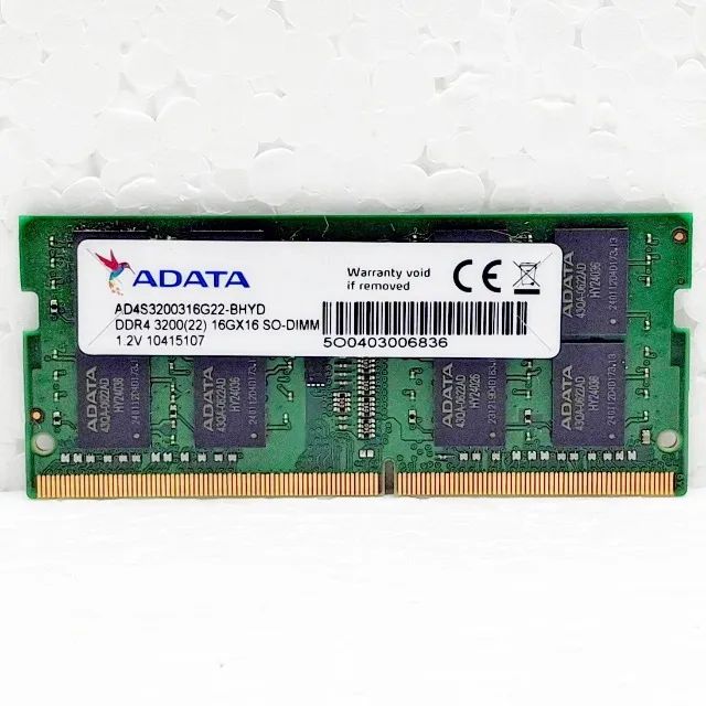 Memória RAM DDR4 16GB 3200MHz CL22 Notebook ADATA AD4S3200316G22-BHYD - foto 3