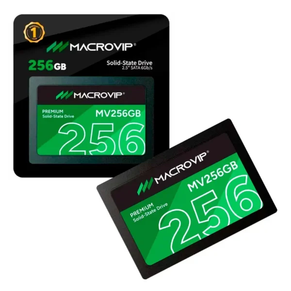 SSD SATA3 2.5pol 256GB MACROVIP MV256GB 520MB/s