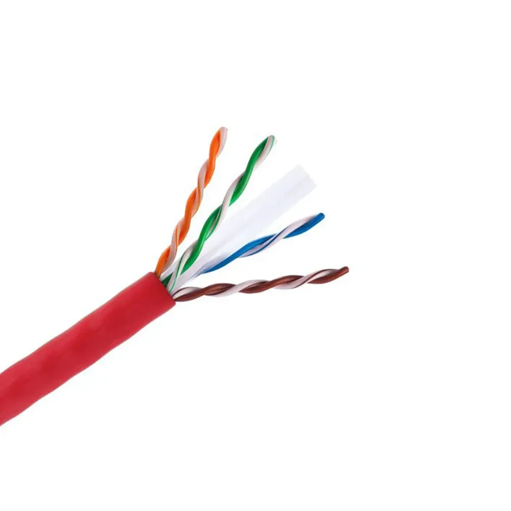 Cabo de Rede CAT6 24AWG 1 Metro Vermelho WEC - foto 2