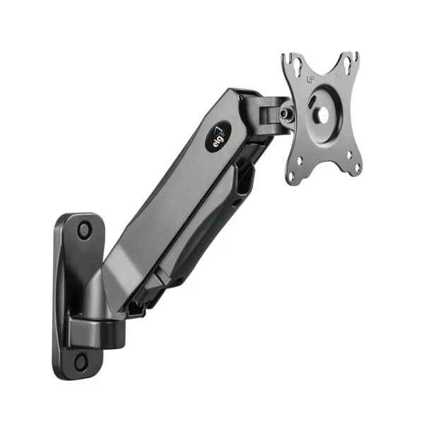 Suporte de Parede ELG F410 para Monitor 17-34pol Pistão a Gás Articulado VESA 75/100mm até 9kg Preto