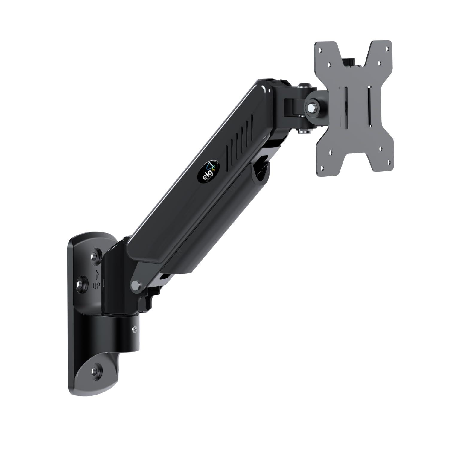 Suporte de Parede ELG F410 para Monitor 17-34pol Pistão a Gás Articulado VESA 75/100mm até 9kg Preto - foto 4
