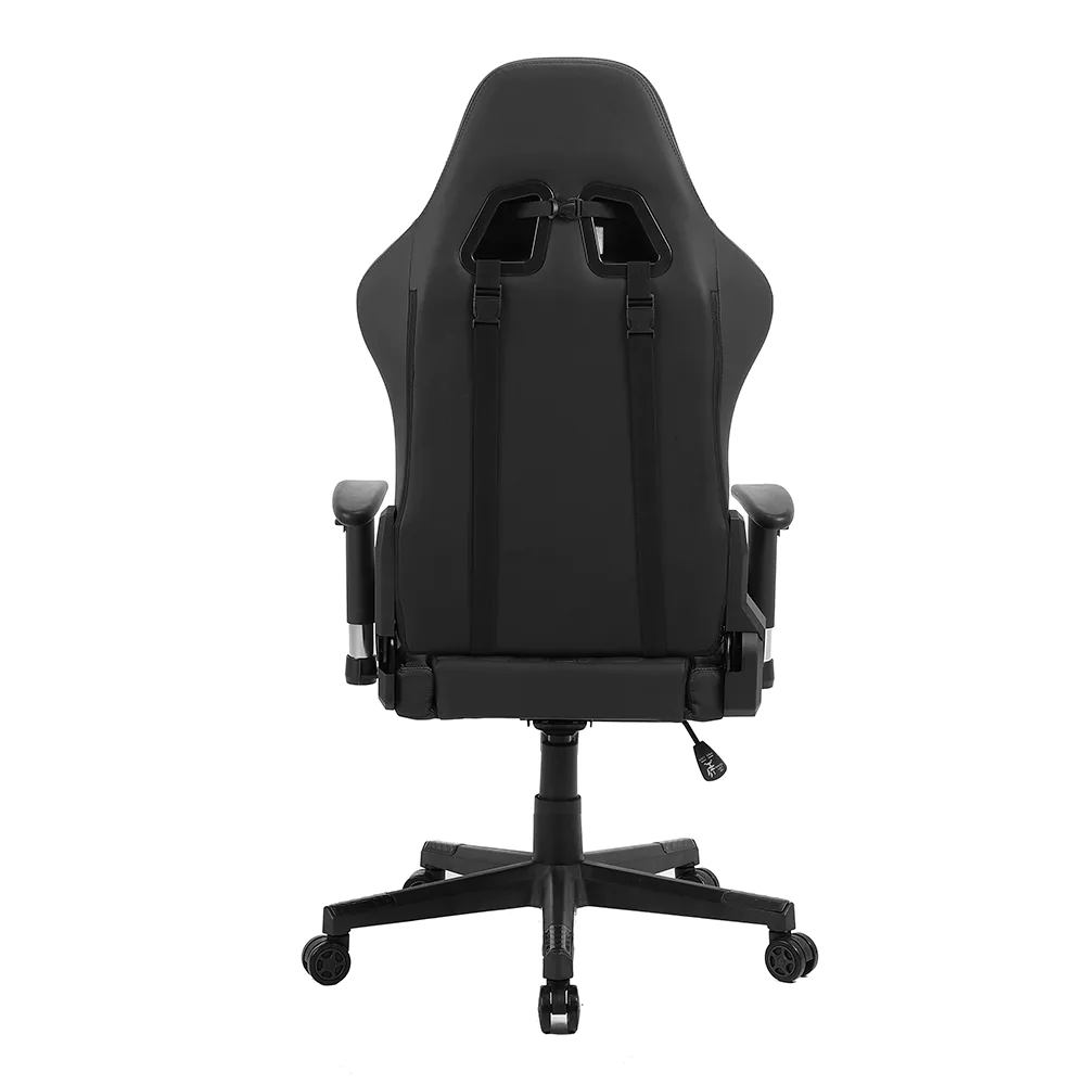 Cadeira Gamer LEVEL LVC031BI Preta Reclinável 180° Braço 2D Base Ferro Pistão Classe 4 - foto 4