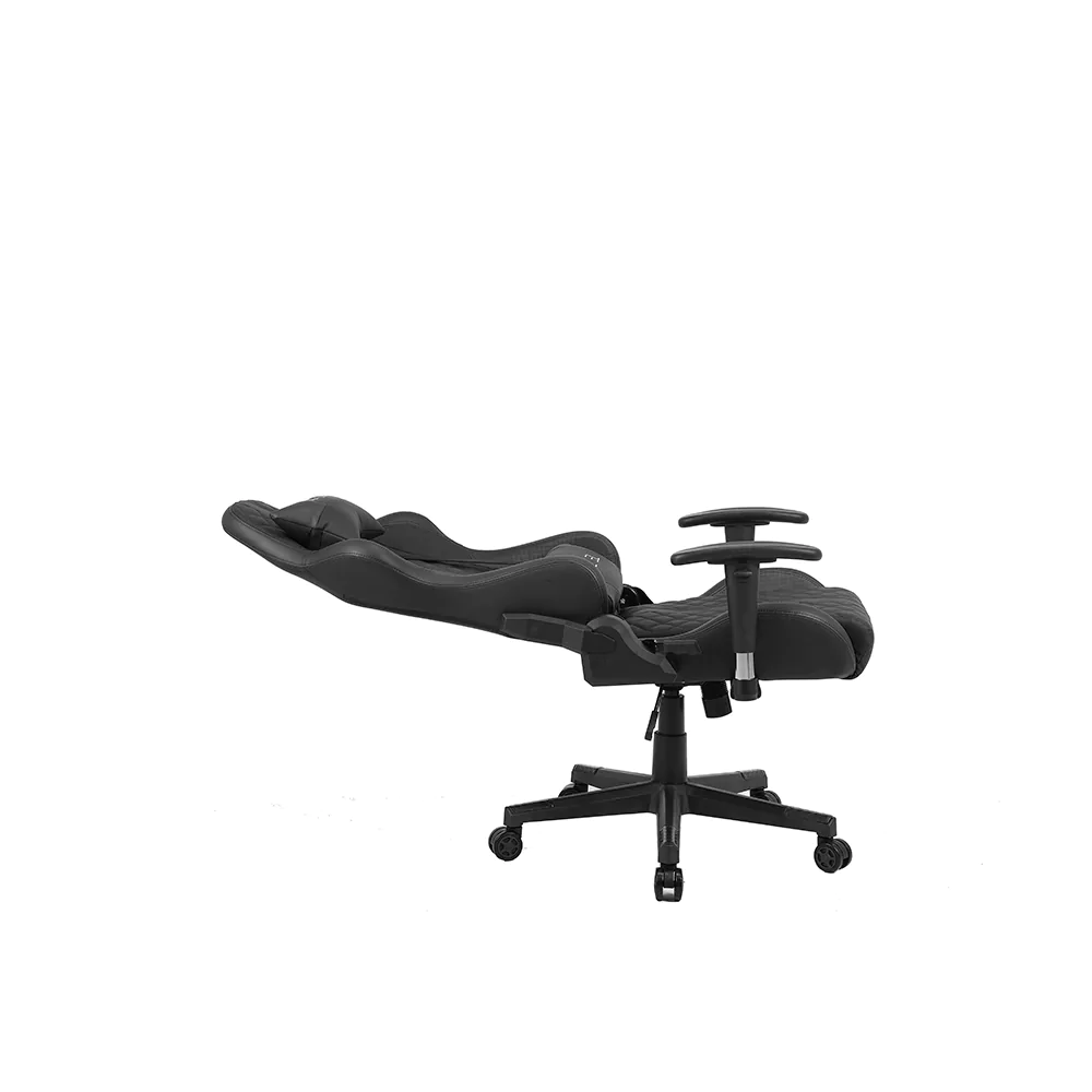 Cadeira Gamer LEVEL LVC031BI Preta Reclinável 180° Braço 2D Base Ferro Pistão Classe 4 - foto 5