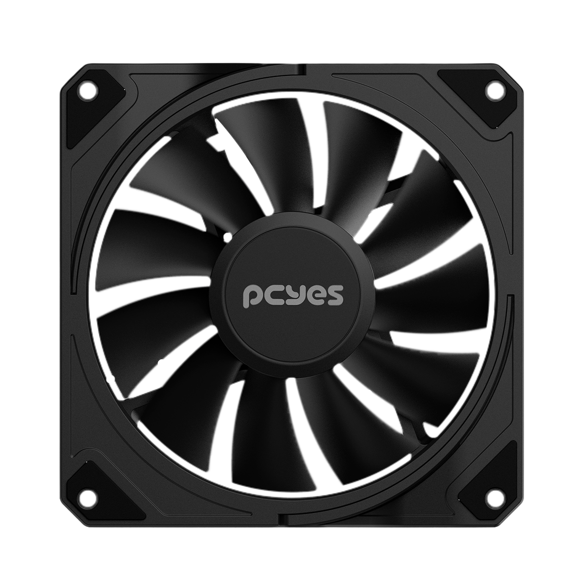 Cooler Fan 120mm PCYES Sangue Frio 3 Black Vulcan PWM 4 Pinos FSF3BR