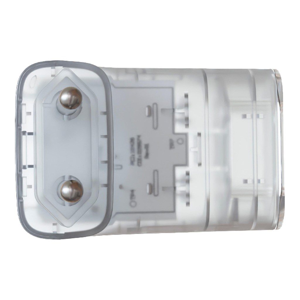 Protetor de Surto 1 Tomada 20A 2P Pocket Fit CLAMPER Transparente - foto 5