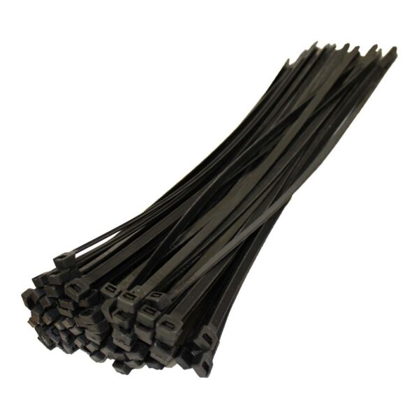 Abraçadeira de Nylon (Enforca Gato) 3.6x150mm STORM Preta Pacote com 100 Unidades