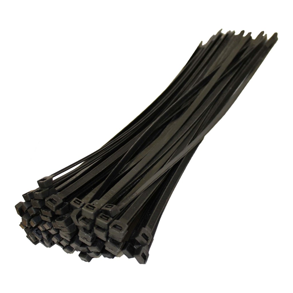 Abraçadeira de Nylon (Enforca Gato) 3.6x150mm STORM Preta Pacote com 100 Unidades