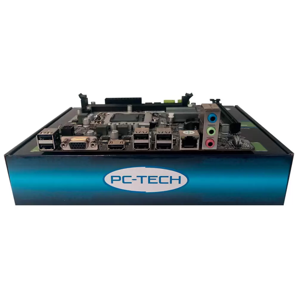 Placa-Mãe LGA1155 H61 PC-TECH H61DA DDR3 USB 3.0 mATX - foto 4