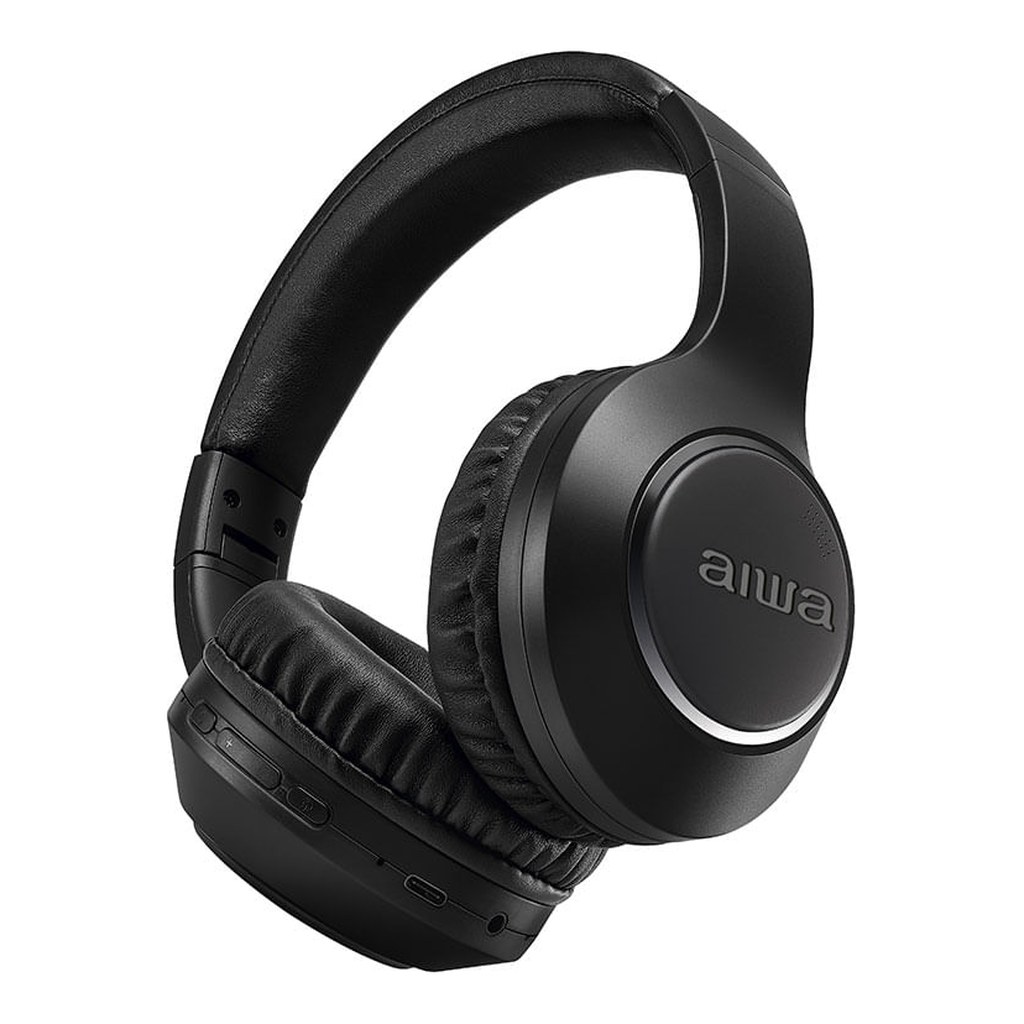 Headphone AIWA AWS-HP-04-B Bluetooth 5.4 ANC Até 60h USB-C Preto - foto 2