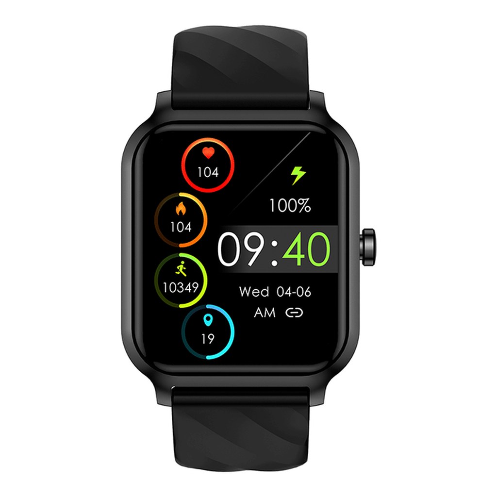Smartwatch LEVEL LVW-10S Tela 1,83pol Bluetooth IP68 Pulseira Couro Preto - foto 2