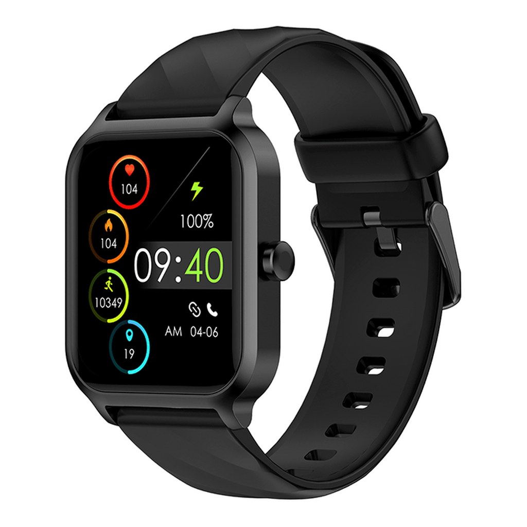 Smartwatch LEVEL LVW-10S Tela 1,83pol Bluetooth IP68 Pulseira Couro Preto