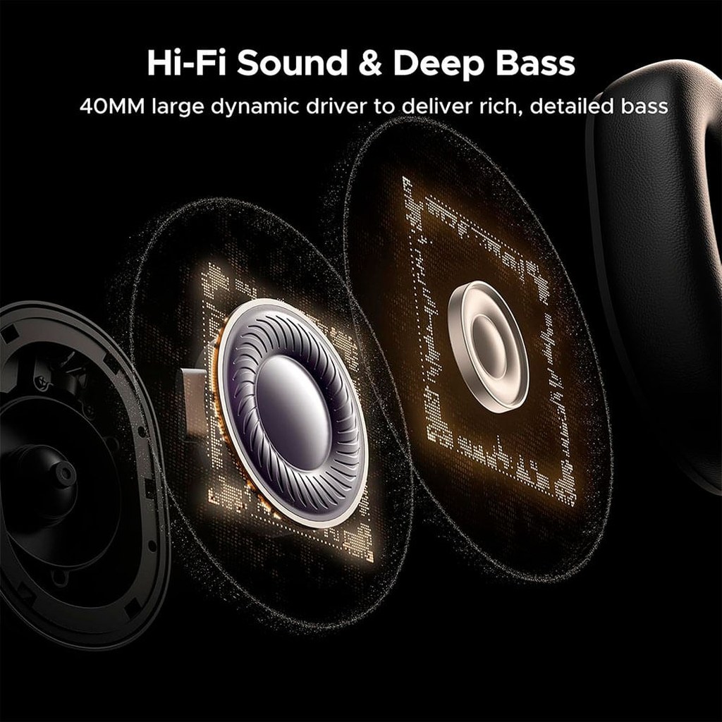 Headphone Bluetooth UGREEN HiTune Max5C ANC Over-Ear Até 75h USB-C Preto - foto 2